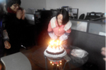 2014年1月4日为茂控崔冬燕庆生